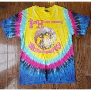 Vtg Large Tie Dye T-Shirt The Jimi Hendrix Experience Are You Experienced  Zion